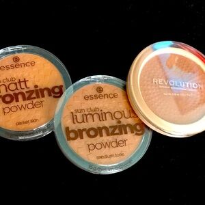 Essence sun club & revolution bronzer bundle of 3. Revolution swatched